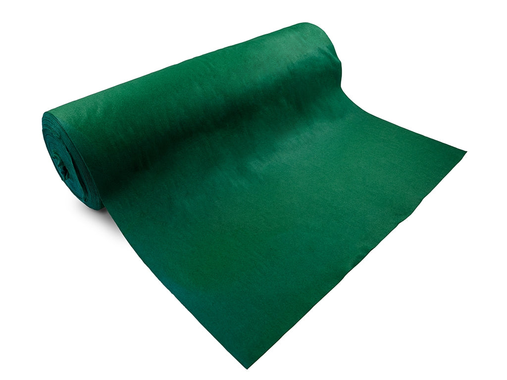 1 mm thick Dark Green Polyester Felt - 90 cm Width | By the Meter