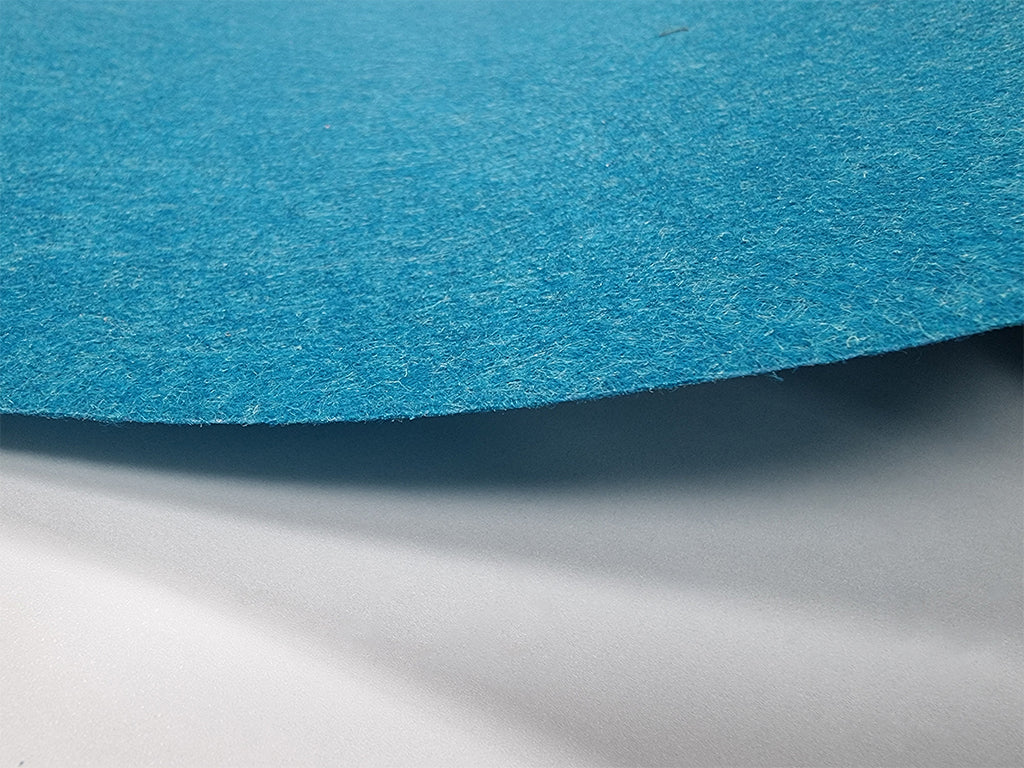 1 mm thick Turquoise Polyester Felt - 90 cm Width | By the Meter