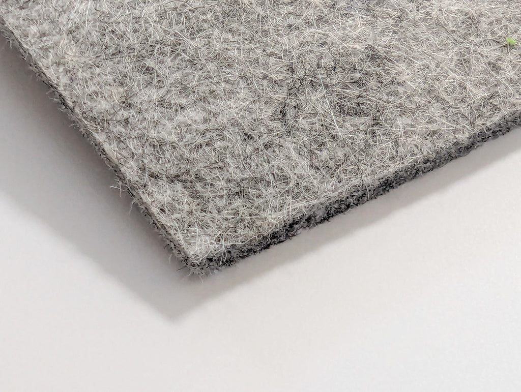 3 mm thick Neutral Gray Polyester Felt – 100 cm Width | By the Meter