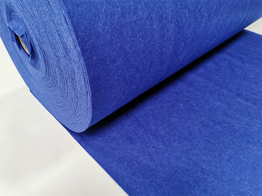 1 mm Blue Polyester Felt – 100 cm Width | By the Meter