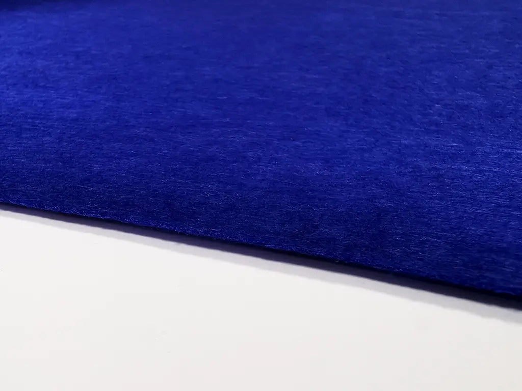 1 mm thick Blue Polyester Felt – 100 cm Width | By the Meter