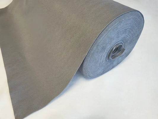 1 mm Dark Gray Polyester Felt - 90 cm Width | By the Meter