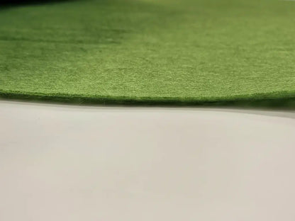 1 mm thick Khaki Green Polyester Felt - 100 cm Width | By the Meter
