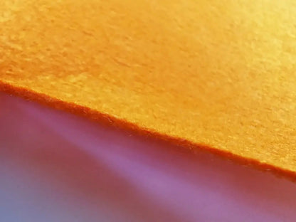 1 mm thick Orange Polyester Felt - 100 cm Width | By the Meter