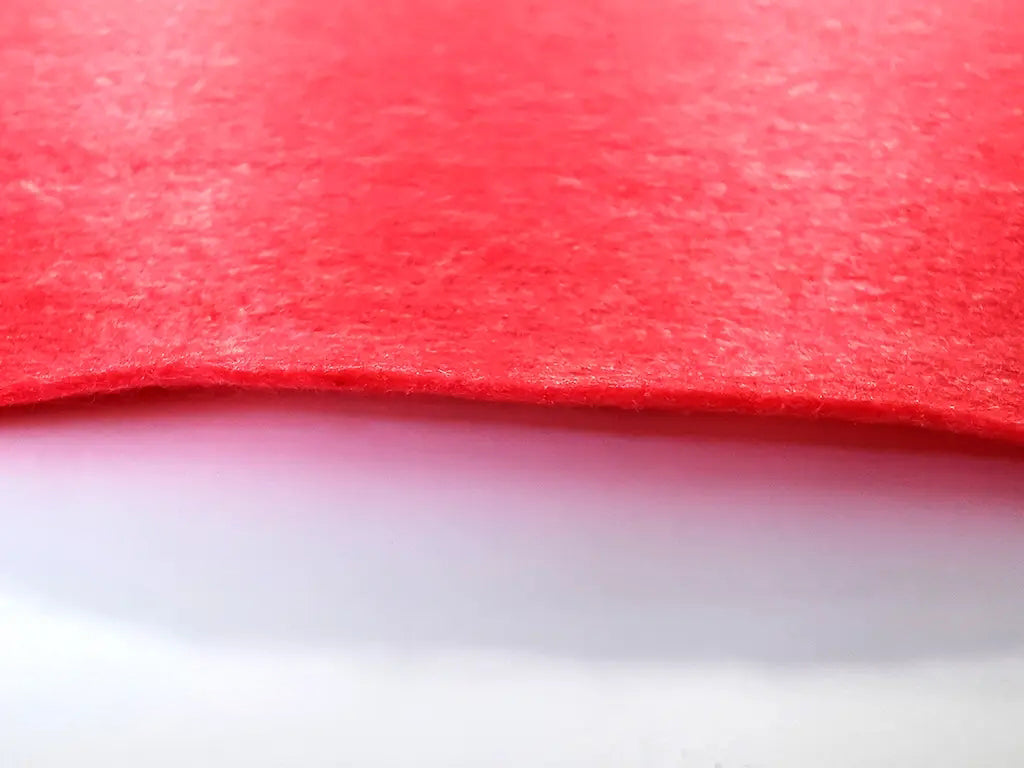 1 mm Red Polyester Felt – 90 cm Width | By the Meter