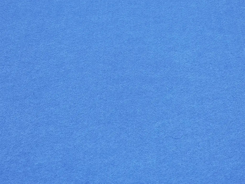 1 mm thick Sky Blue Polyester Felt – 90 cm Width | By the Meter