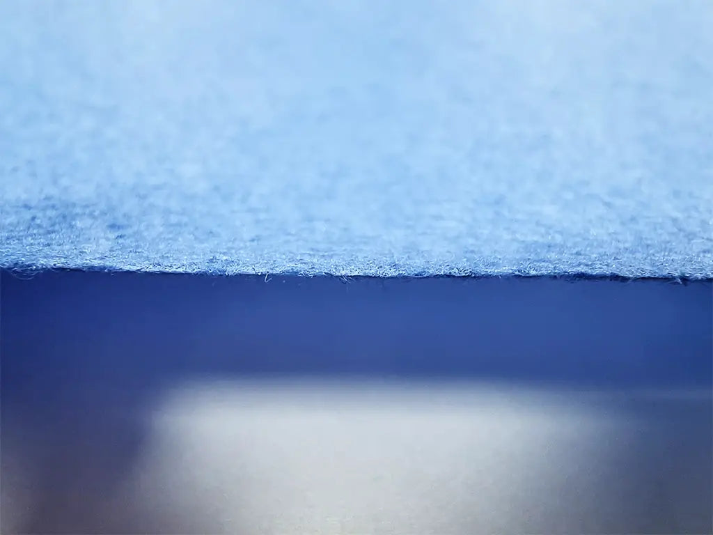 1 mm thick Sky Blue Polyester Felt – 90 cm Width | By the Meter