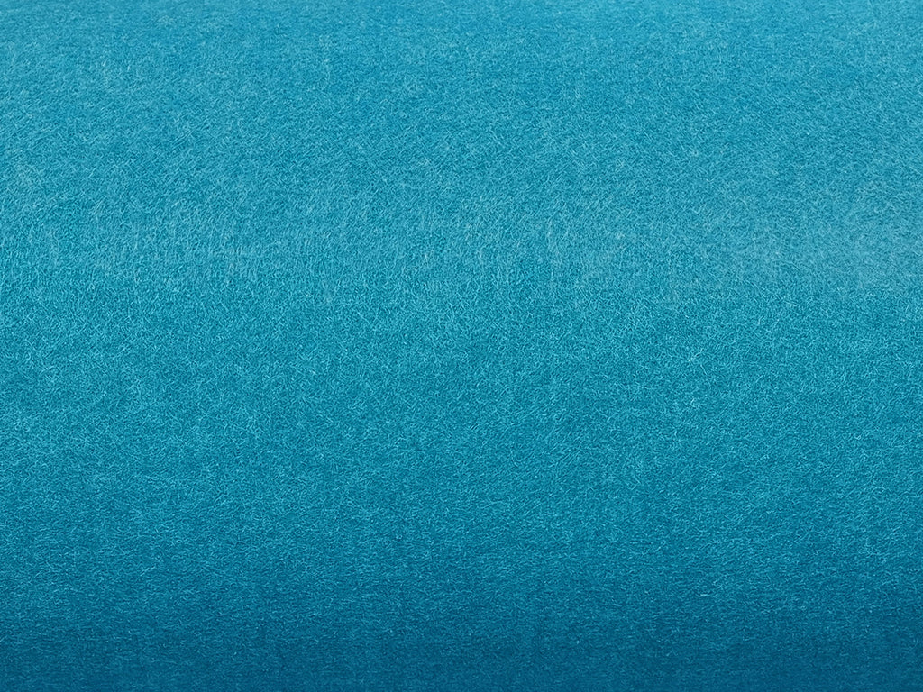 1 mm thick Turquoise Polyester Felt - 90 cm Width | By the Meter
