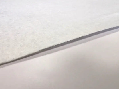 1 mm thick White Polyester Felt – 100 cm Width | By the Meter