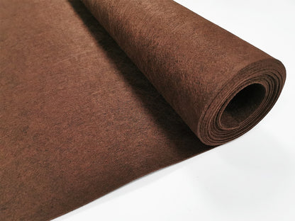 3 mm thick Chocolate Brown Polyester Felt – 100 cm Width | By the Meter