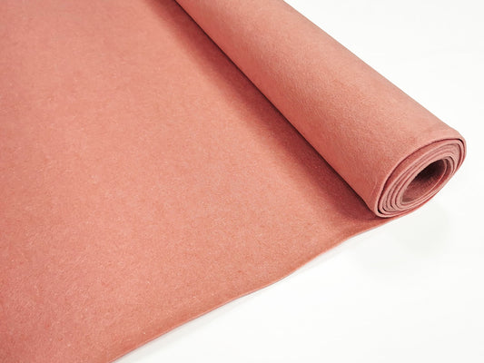 3 mm thick Coral Pink Polyester Felt – 100 cm Width | By the Meter