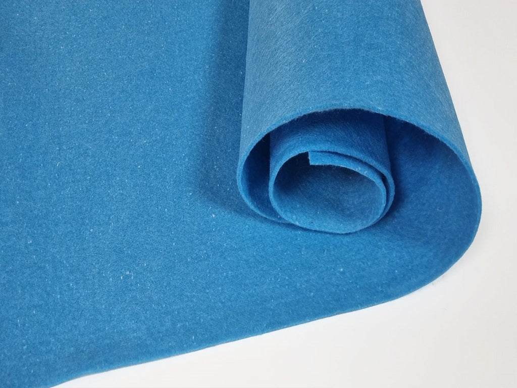 3 mm thick Denim Blue Polyester Felt – 100 cm Width | By the Meter