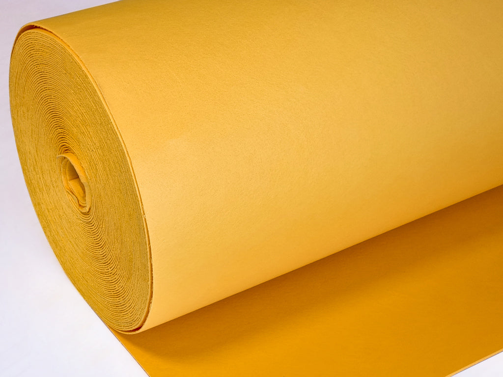 3 mm thick Golden Yellow Polyester Felt – 100 cm Width | By the Meter