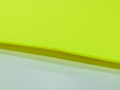3 mm thick Neon Yellow Polyester Felt – 100 cm Width | By the Meter