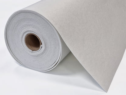 3 mm thick White Polyester Felt – 90 cm Width | By the Meter