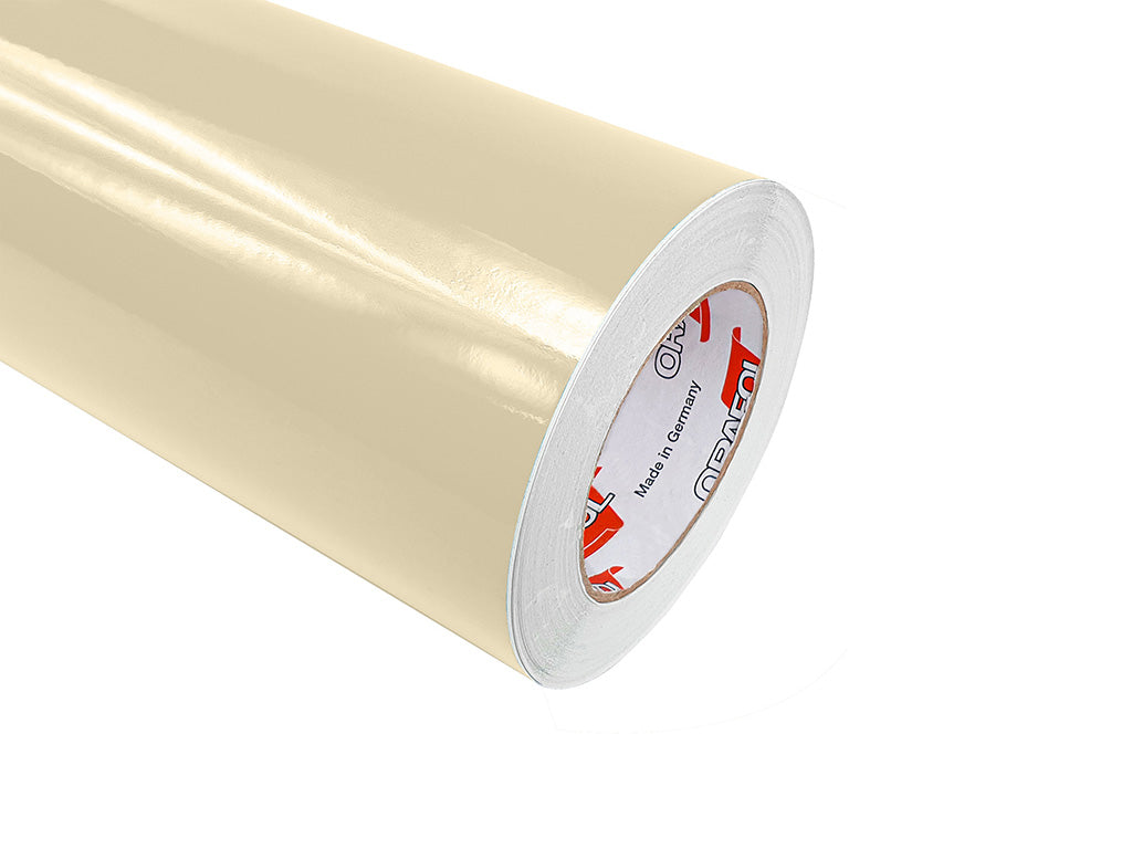 Beige self-adhesive vinyl film ORACAL 641G082 Economy Cal – Glossy Finish | 100 cm width | By the Meter