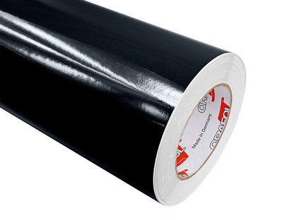 Black self-adhesive vinyl film ORACAL 641G070 Economy Cal – Glossy Finish | 100 cm width | By the Meter