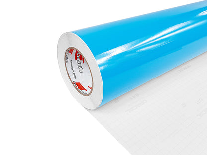 Ice Blue self-adhesive vinyl film ORACAL 641G056 Economy Cal – Glossy Finish | 100 cm width | By the Meter
