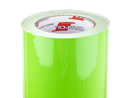 Lime-tree Green self-adhesive vinyl film ORACAL 641G063 Economy Cal – Glossy Finish | 100 cm width | By the Meter