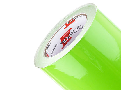 Lime-tree Green self-adhesive vinyl film ORACAL 641G063 Economy Cal – Glossy Finish | 100 cm width | By the Meter