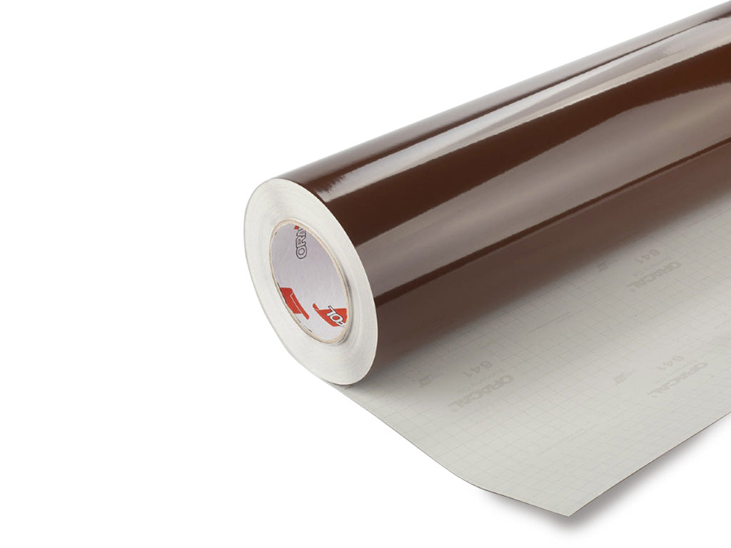 Nougat Brown self-adhesive vinyl film ORACAL 641G800 Economy Cal – Glossy Finish | 100 cm width | By the Meter