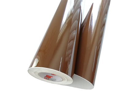 Nougat Brown self-adhesive vinyl film ORACAL 641G800 Economy Cal – Glossy Finish | 100 cm width | By the Meter